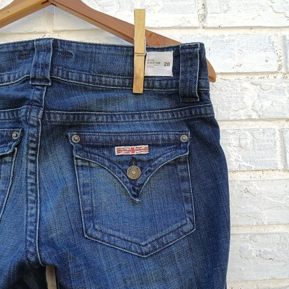 Hudson Petite Signature 5 Pocket Bootcut Jeans - Picture 5 of 11